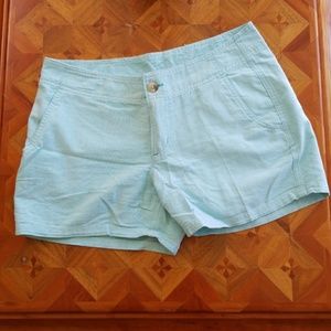 Columbia light blue cotton shorts